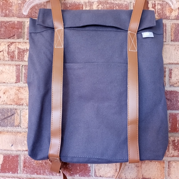 AAA Canvas Grey Travel Backpack - Picture 2 of 9